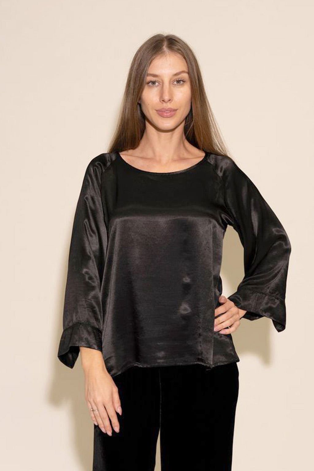 Cuff Shirt - Black