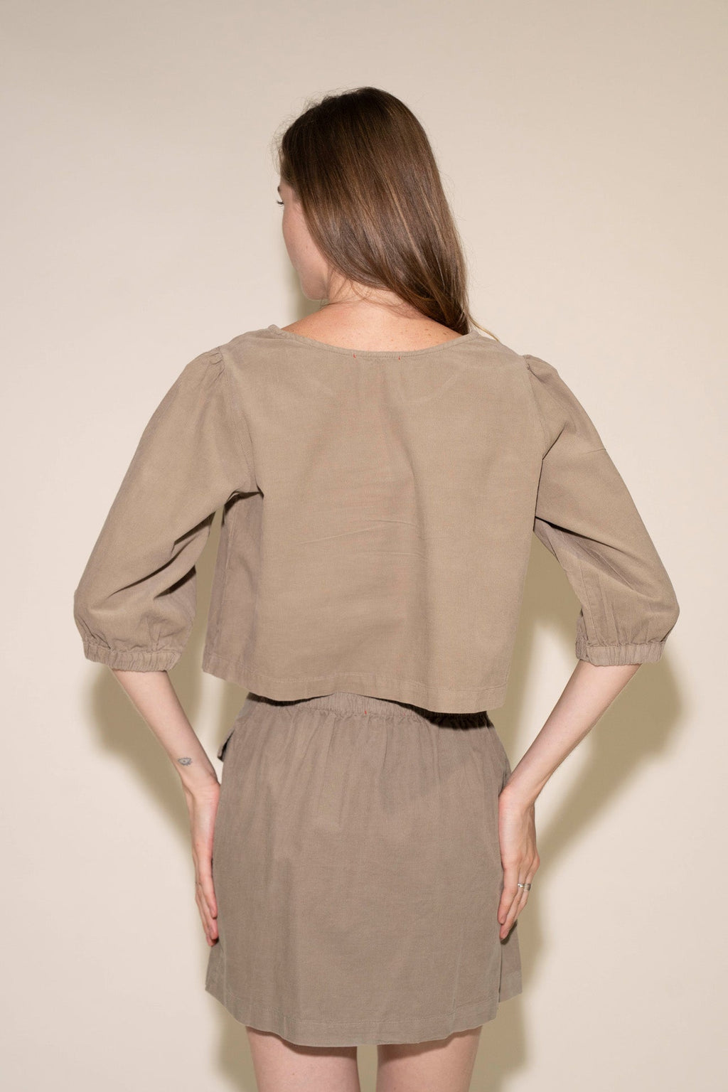 Poppy Top - Olive