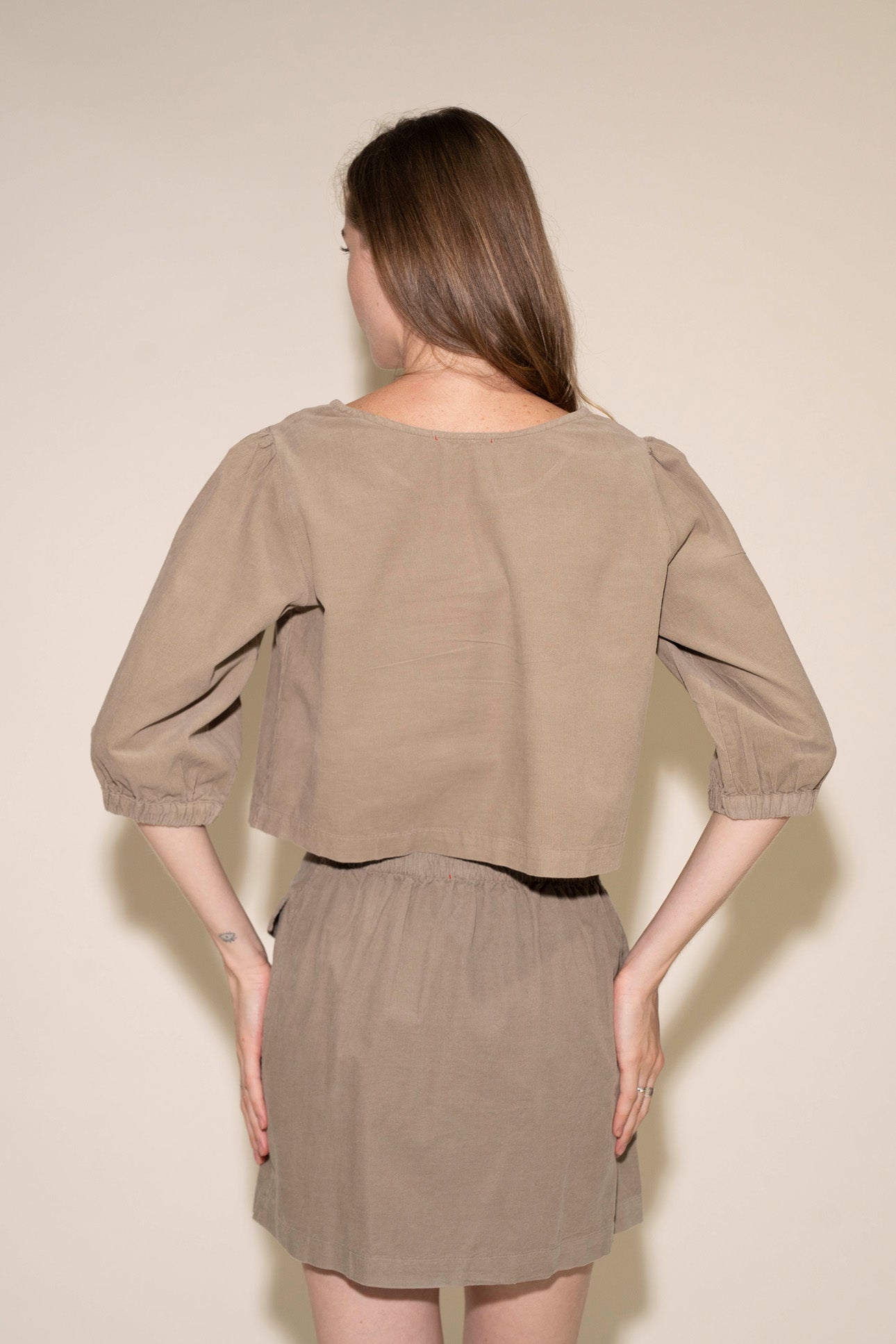 Poppy Top - Olive