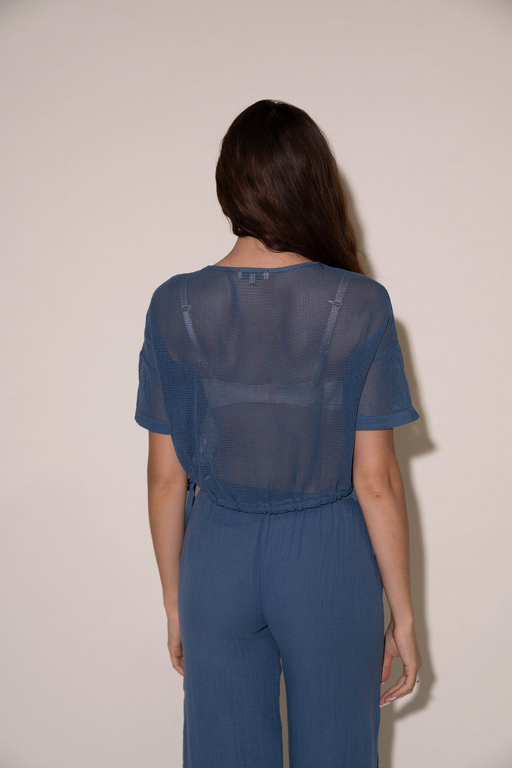 Talia Top - Dusty Blue