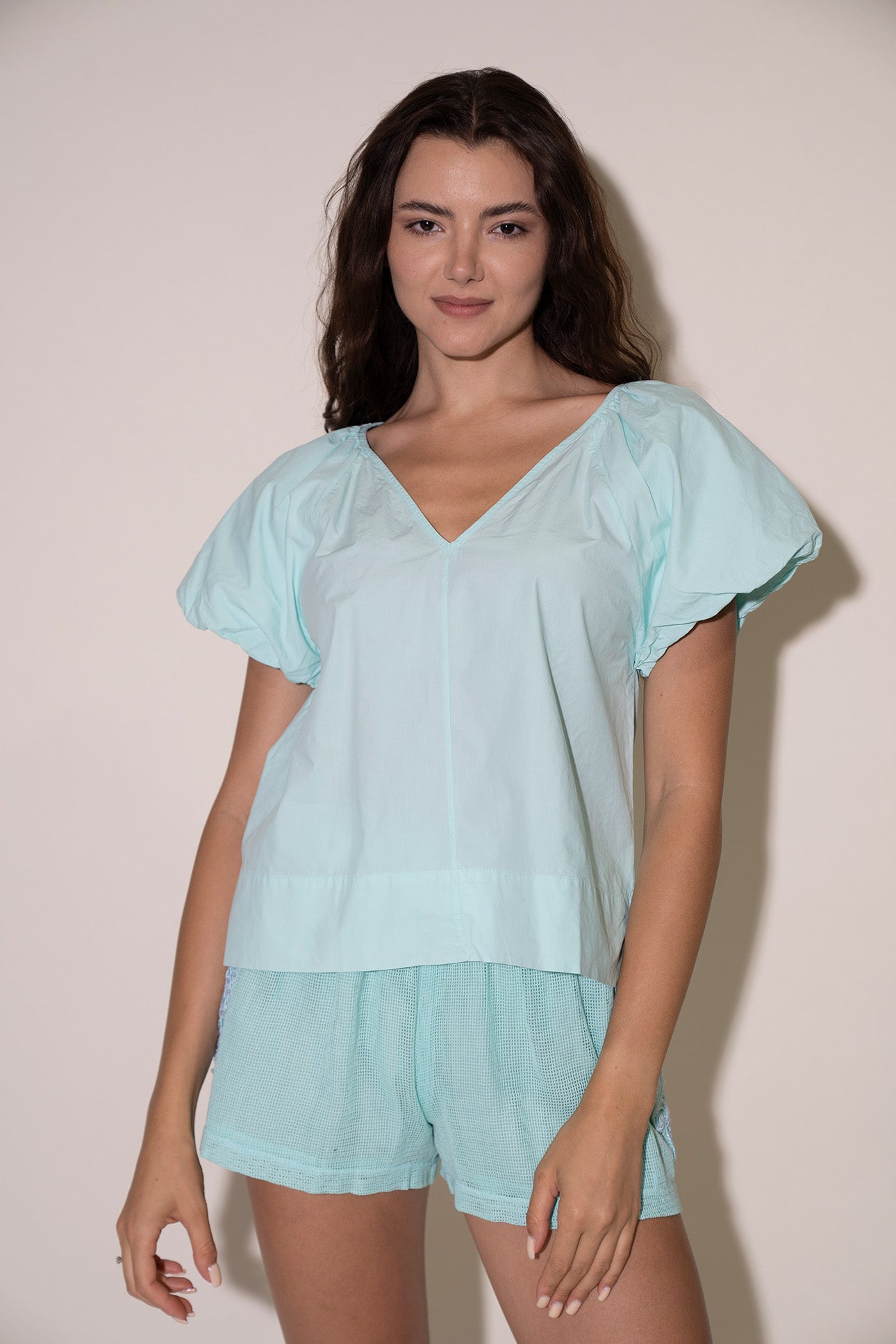 Rhonda Top - Aqua