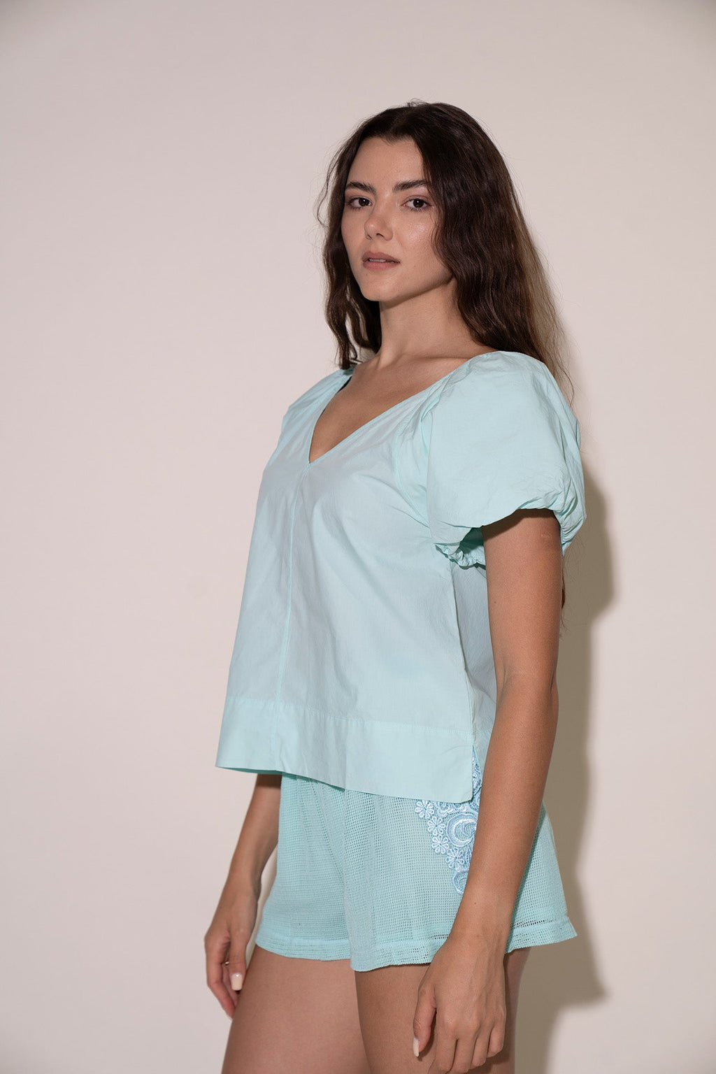 Rhonda Top - Aqua