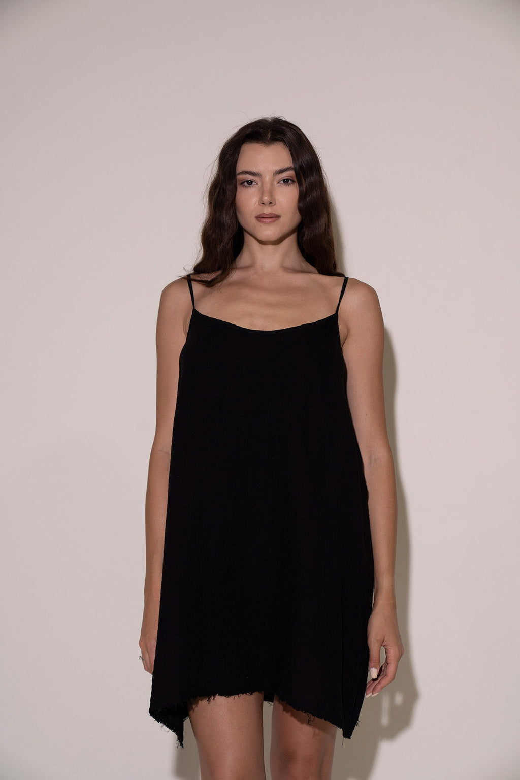 Cami Tie Back Dress - Black
