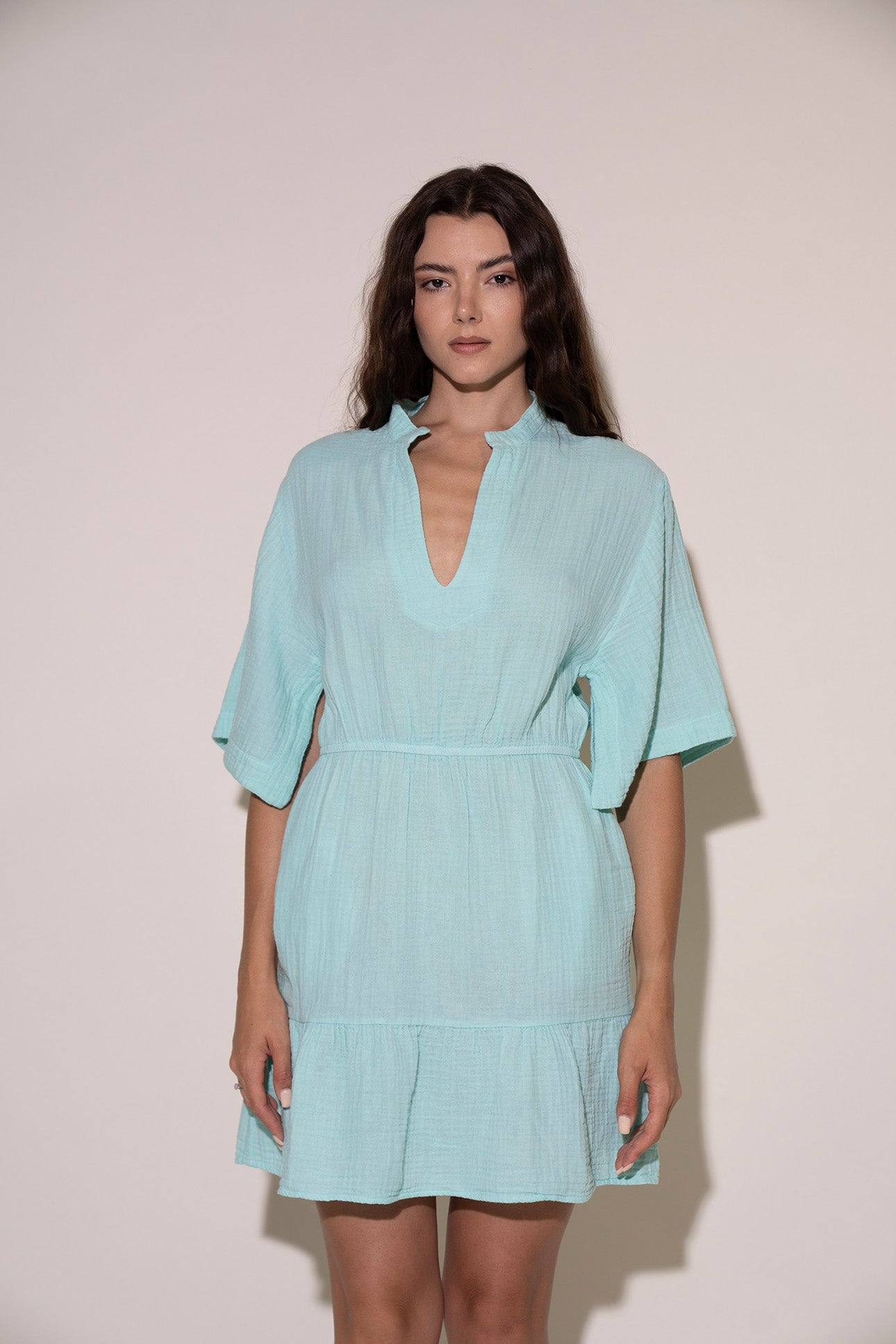 Asher Dress - Aqua