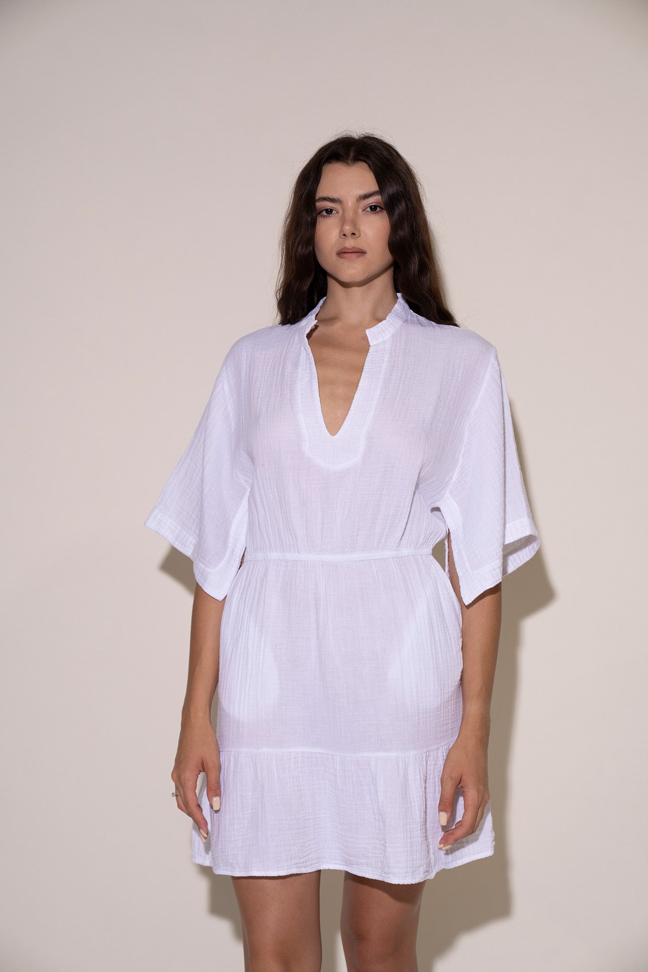 Asher Dress - White