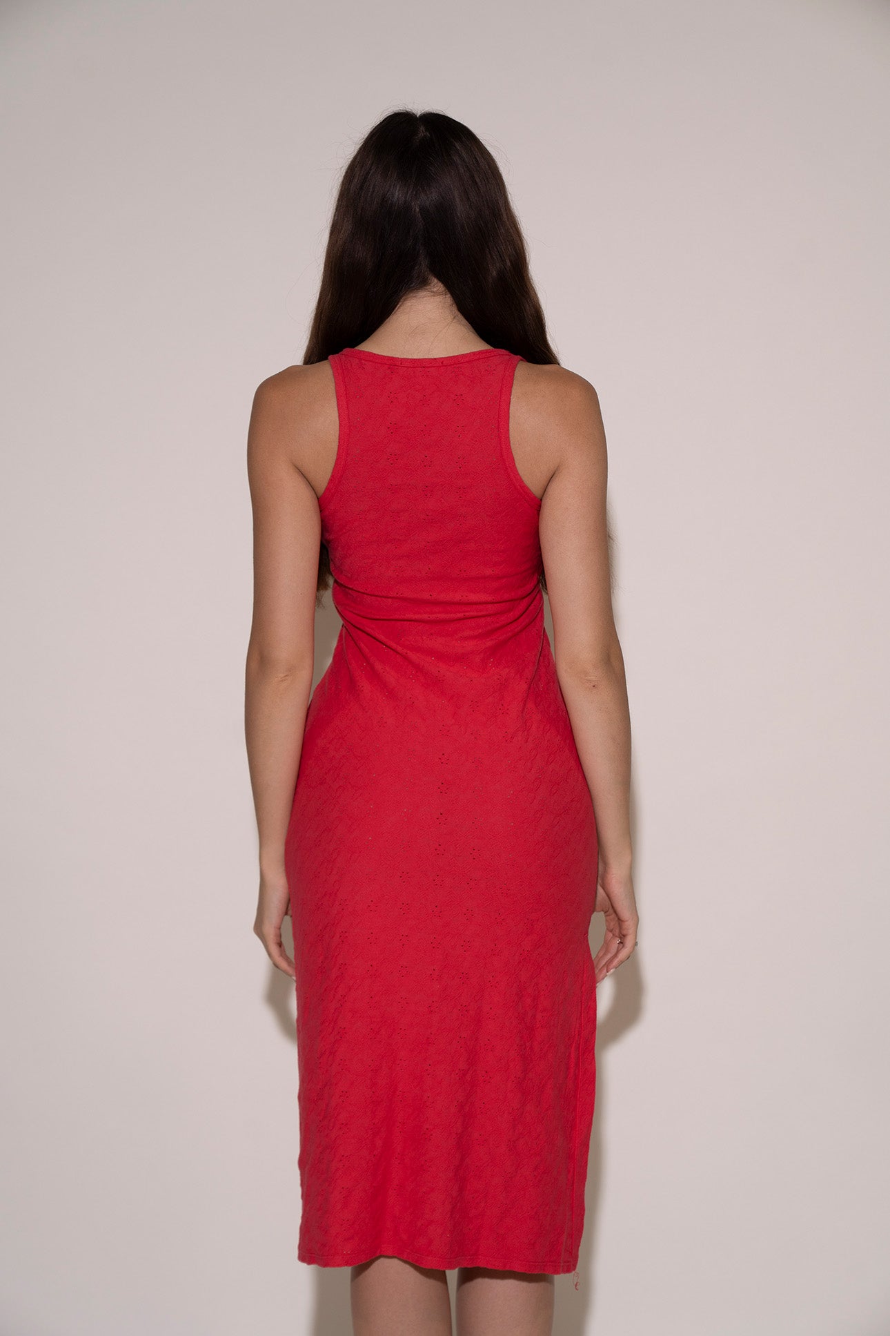 Lynn Dress - Stem Red