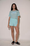 Fallon Shorts - Aqua