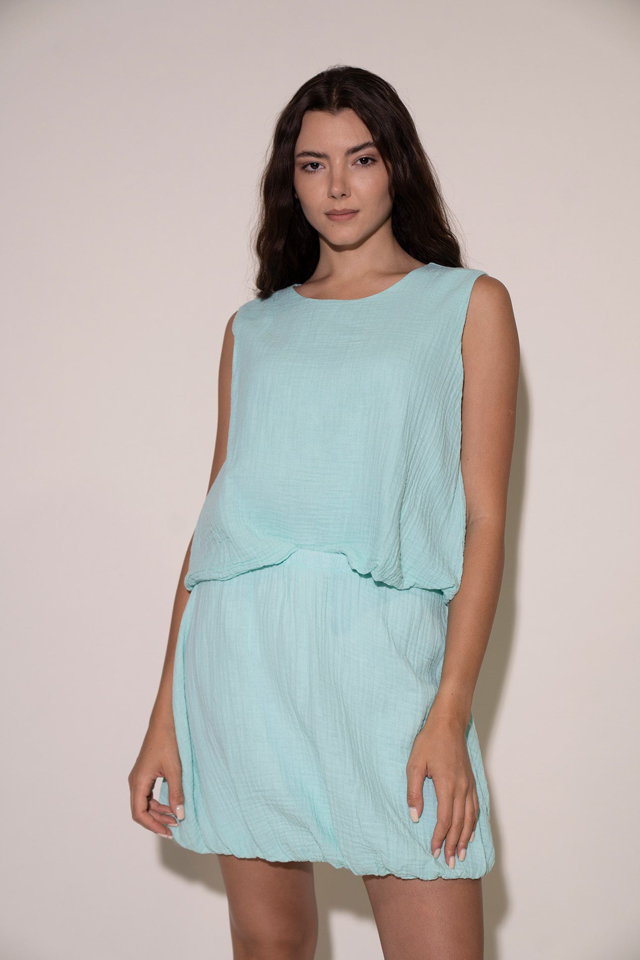 Bubble Skirt - Aqua