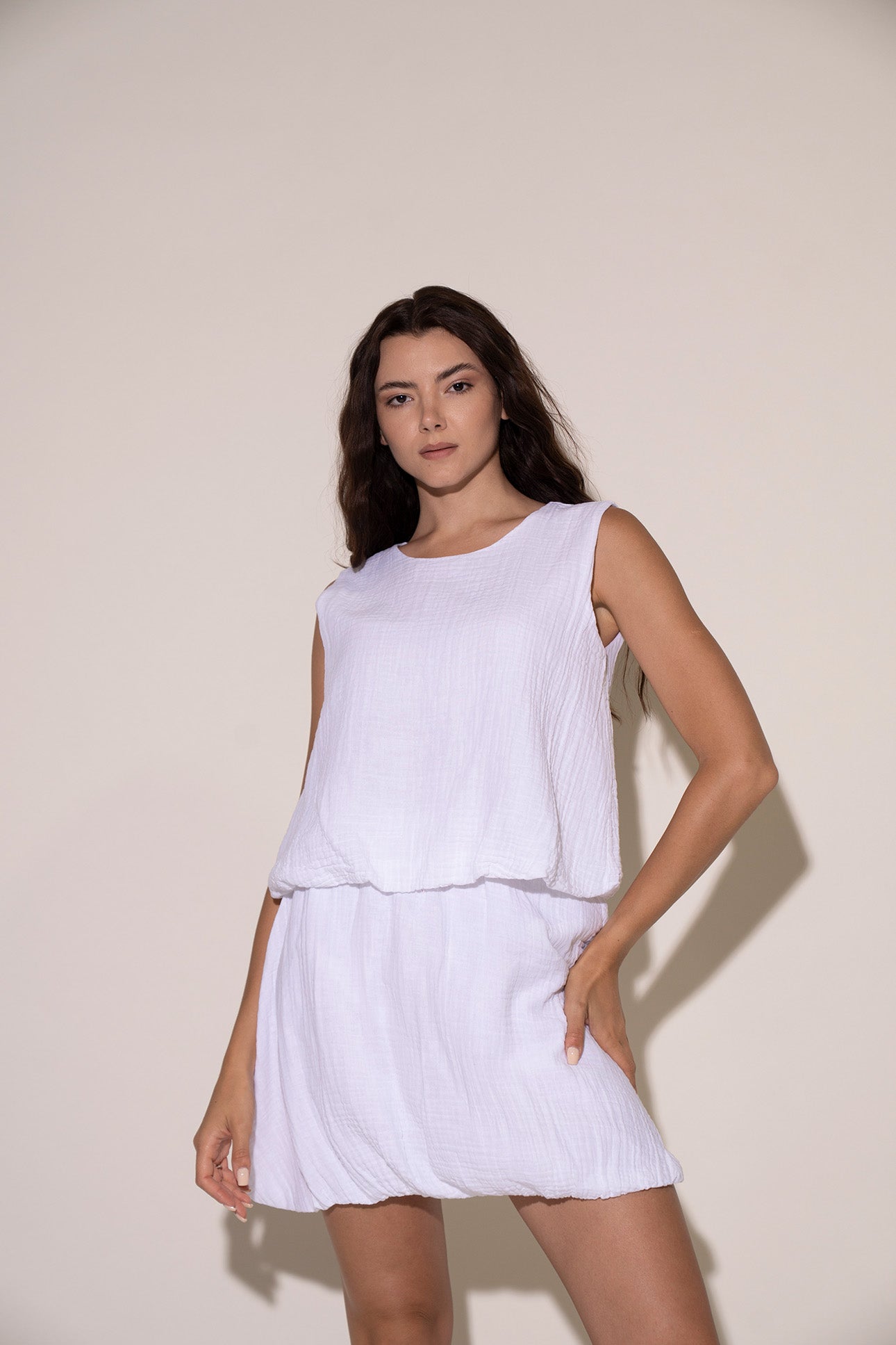 Bubble Skirt - White