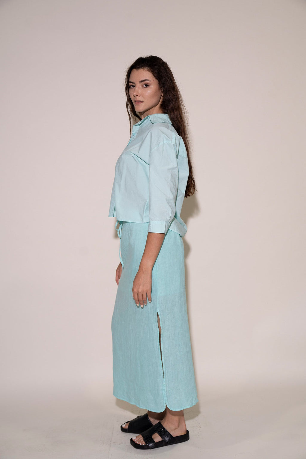Bayley Skirt - Aqua