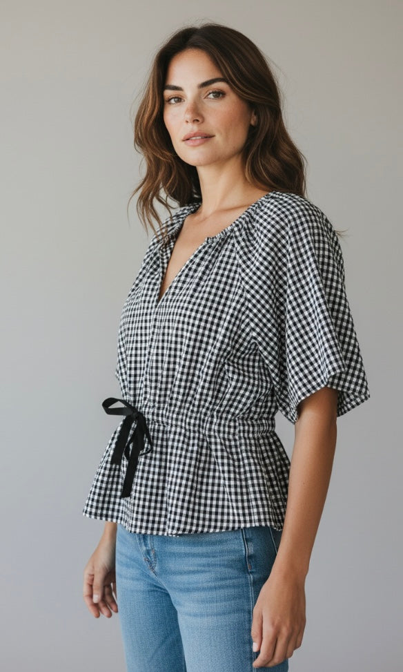 Chelley Top - Black/White