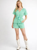 Chelley Top - Green/Sea