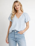 Donna Top - Blue/White