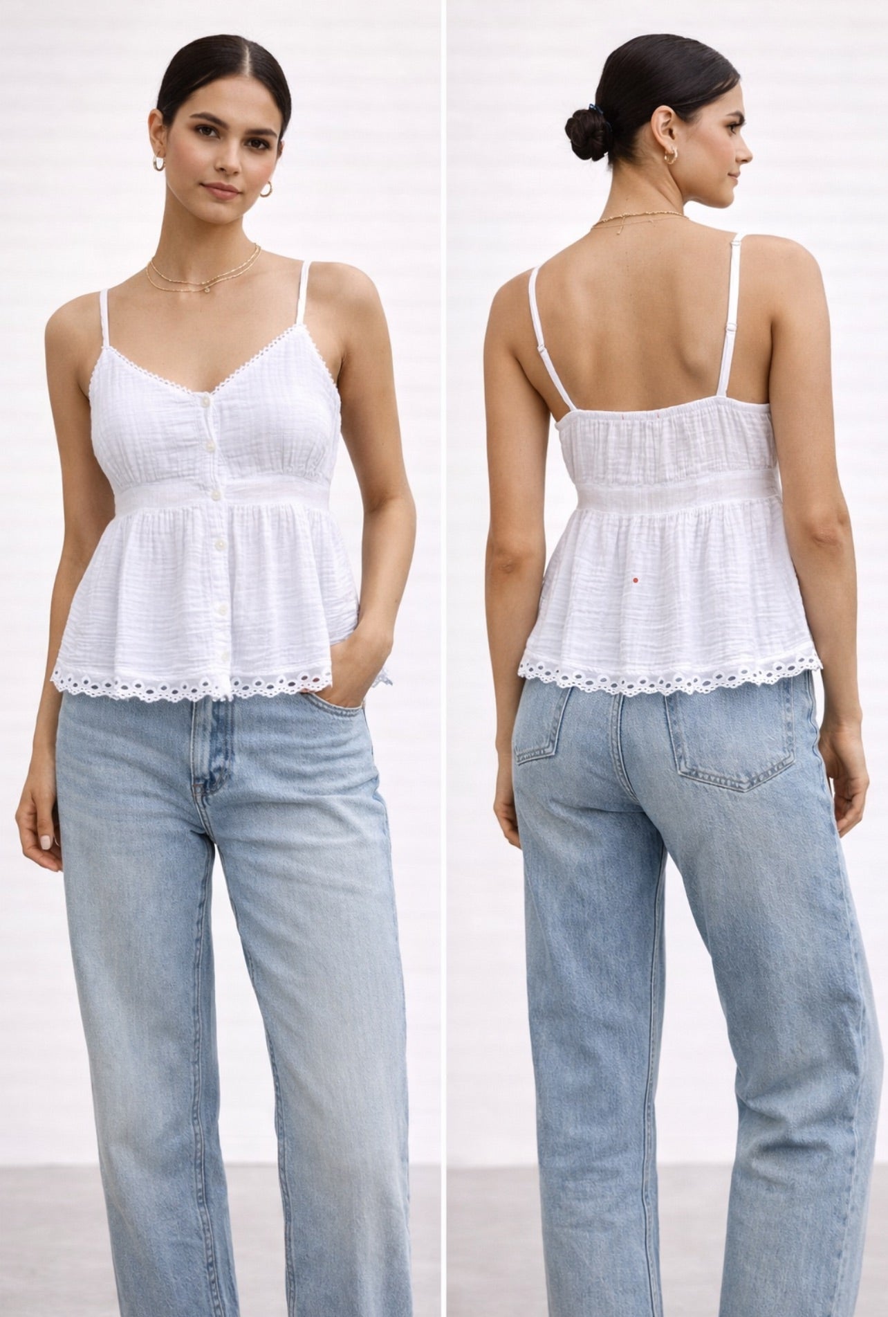 Keely Top - White