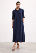 Noelle Dress - Navy Blue