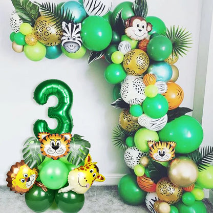 Jungle Safari Birthday Decorations Disposable Tableware