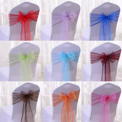 Premium Organza Chair Sashes