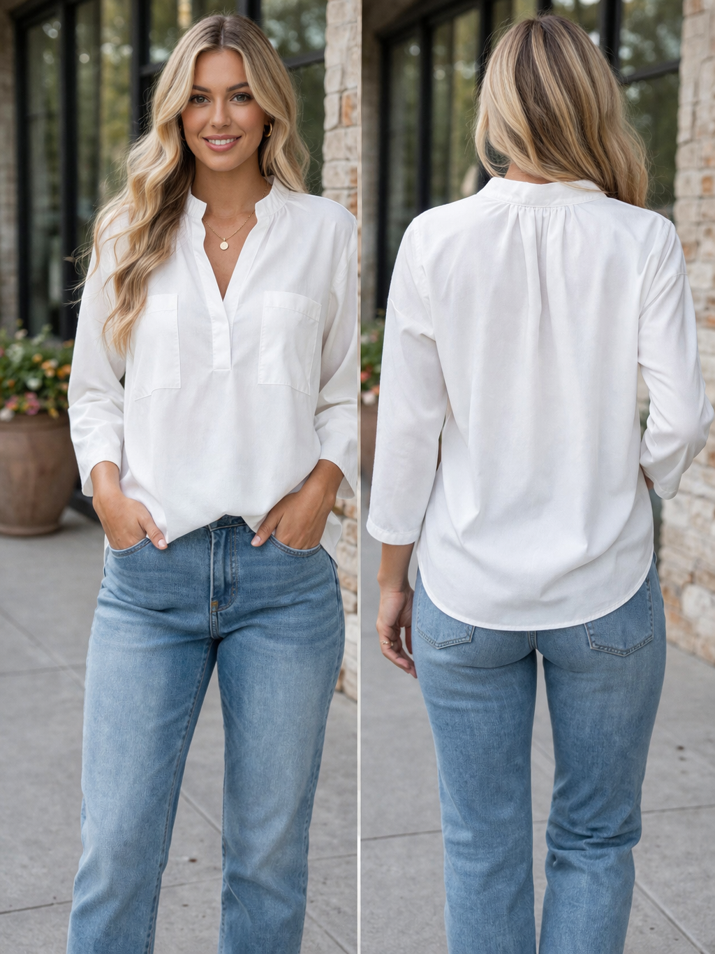Skylar Top - White