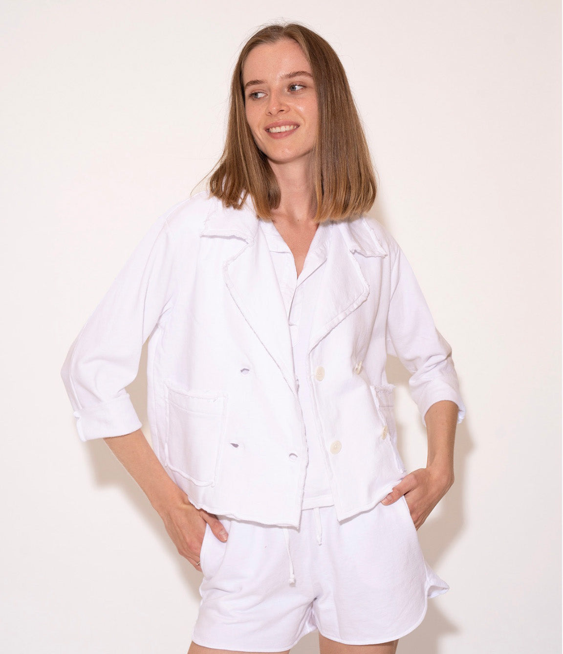 Terry Jacket - White